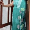 Silk saree(Dark Cyan)